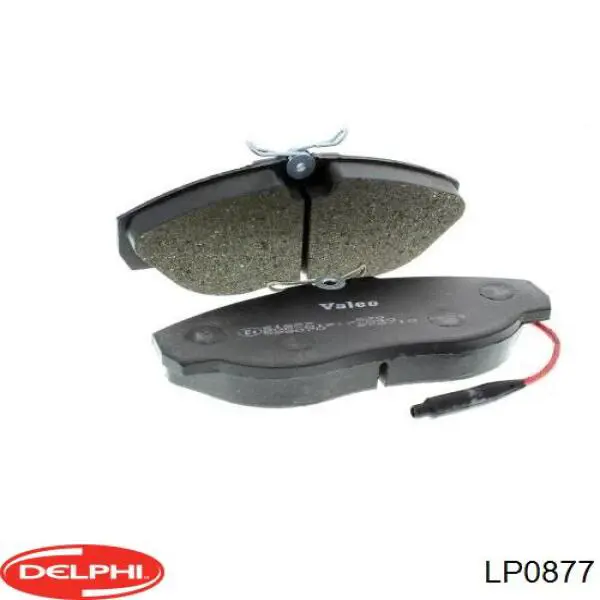 Передние тормозные колодки LP0877 Delphi