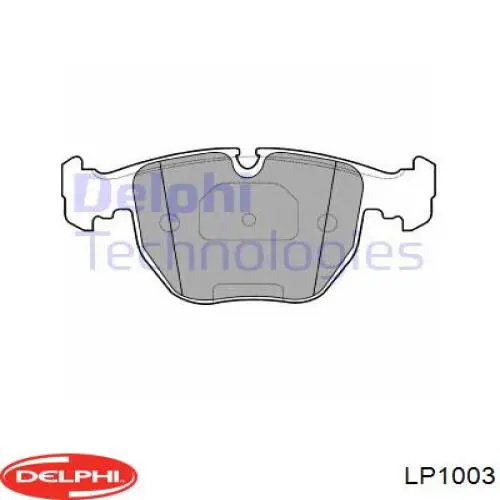 Передние тормозные колодки LP1003 Delphi