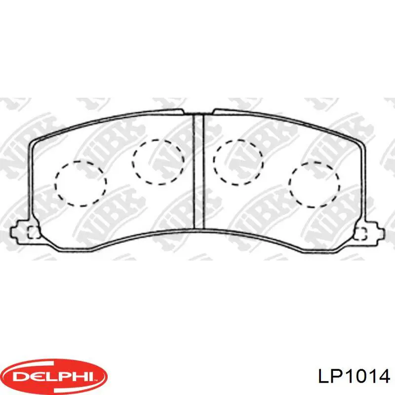 Колодки Delphi LP1014 цена, от 14.46 USD