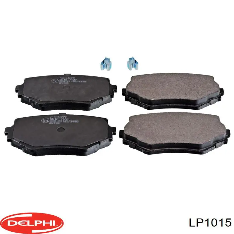 Колодки Delphi LP1015 цена, от 26.17 USD