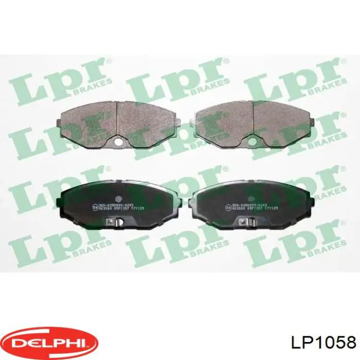 Колодки Delphi LP1058 цена, от 23.86 USD
