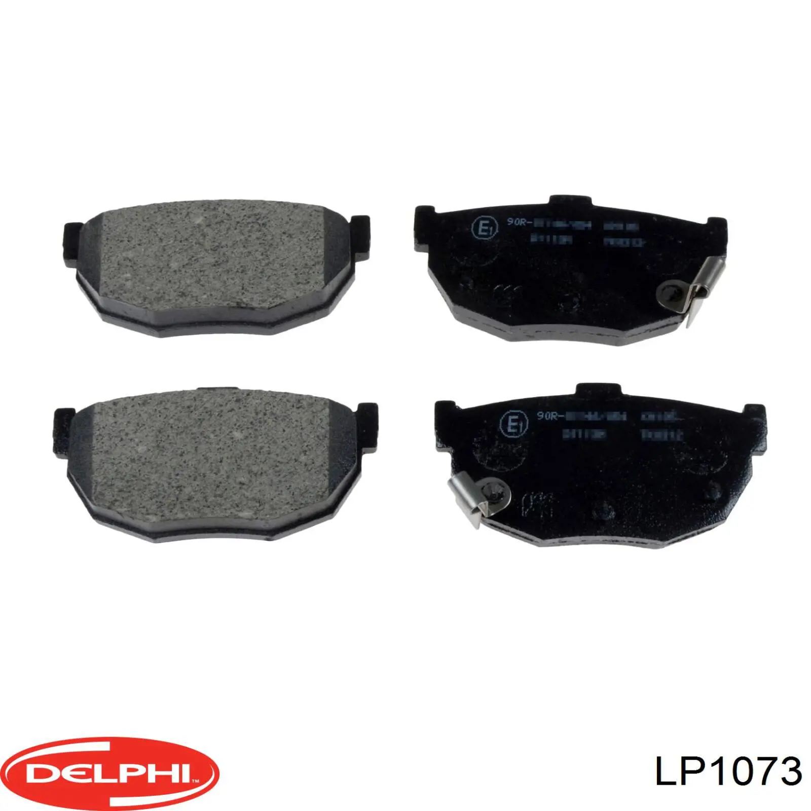 LP1073 Delphi задние тормозные колодки
