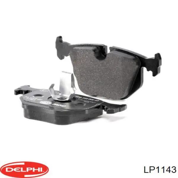 LP1143 Delphi Колодки тормозные дисковые комплект