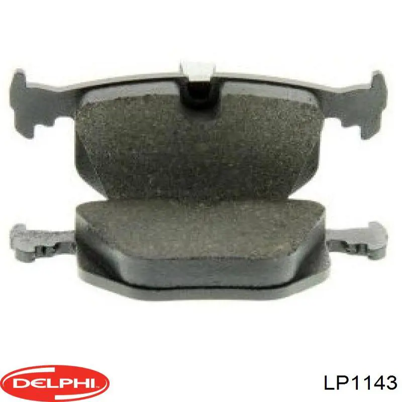 Купить LP1143 Delphi Колодки тормозные задние, дисковые