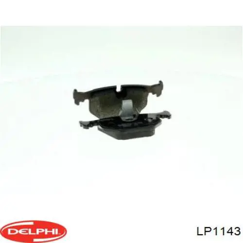 Купить LP1143 Delphi Колодки тормозные задние, дисковые