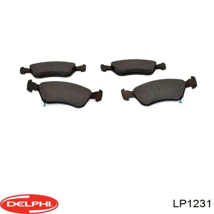 LP1231 Delphi Колодки передние