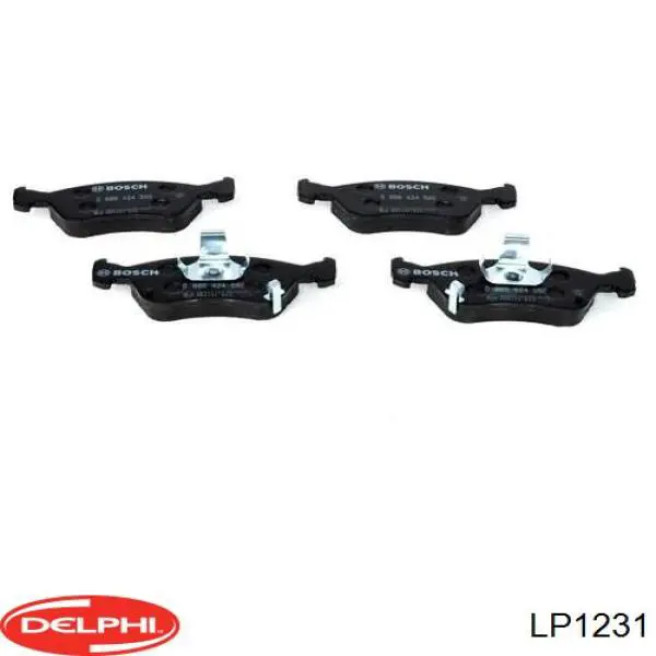 Колодки Delphi LP1231 цена, от 19.00 USD
