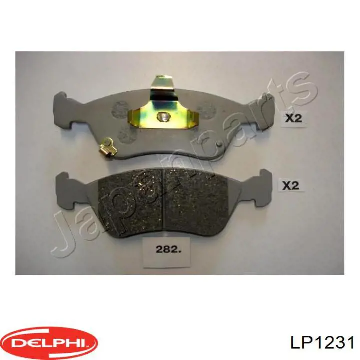 Купить LP1231 Delphi Колодки тормозные