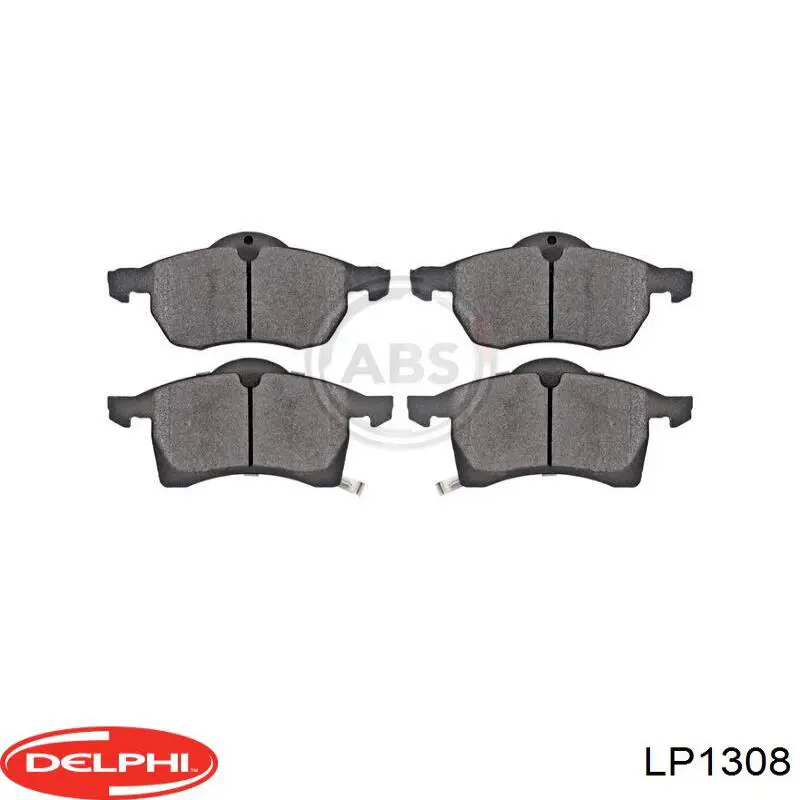 Колодки Delphi LP1308 цена, от 24.54 USD