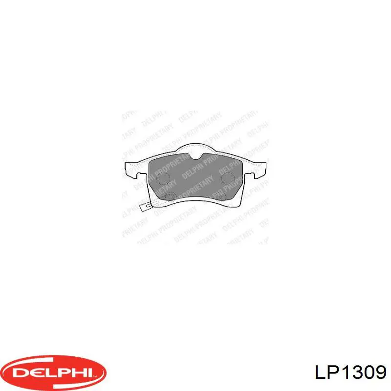 Тормозные колодки Delphi LP1309