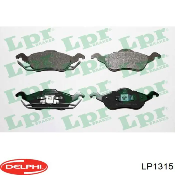 Купить LP1315 Delphi Колодки тормозные