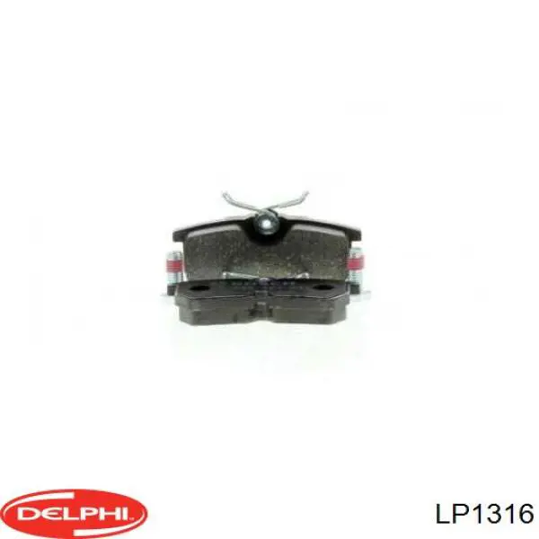 LP1316 Delphi колодки тормозные задние дисковые