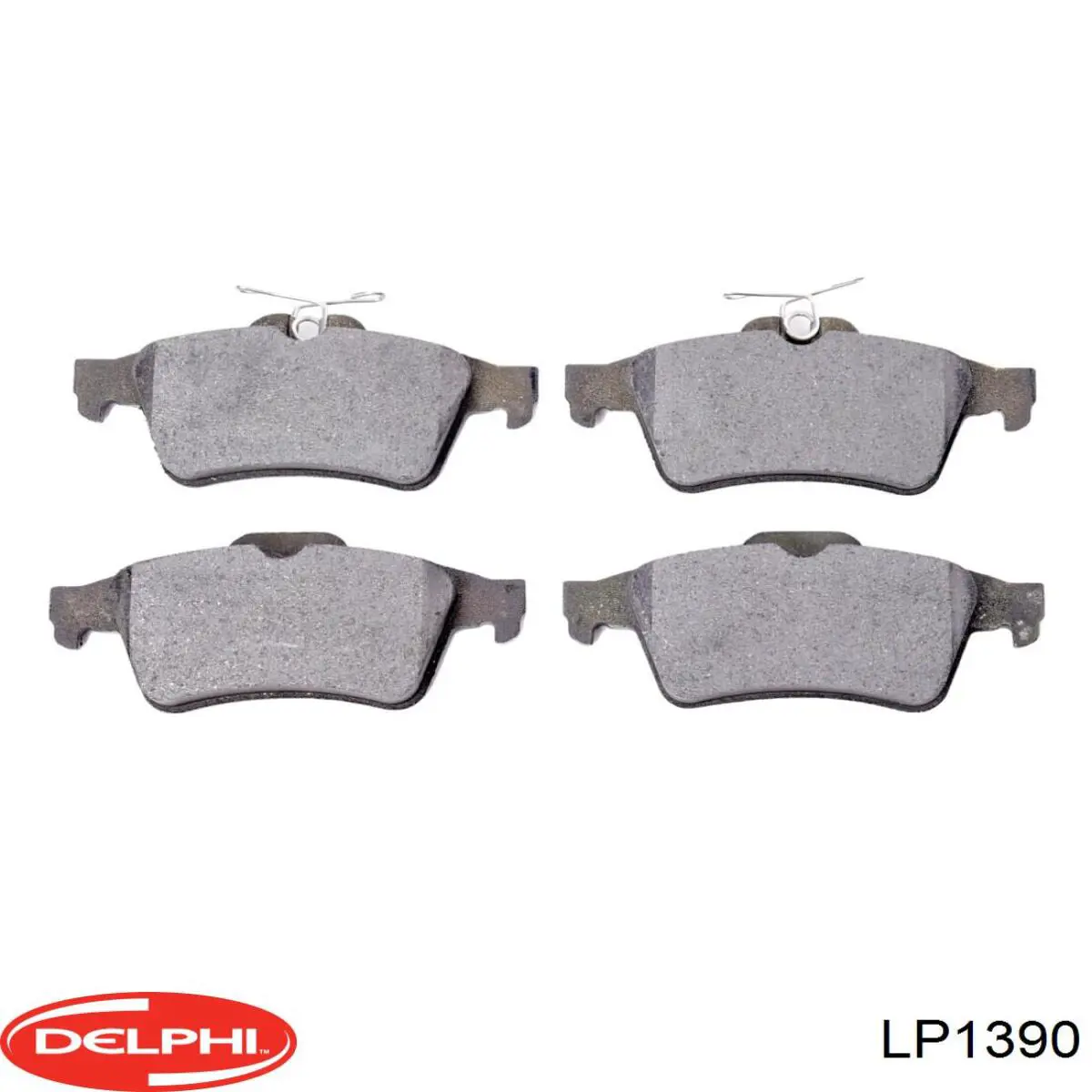 Передние тормозные колодки LP1390 Delphi
