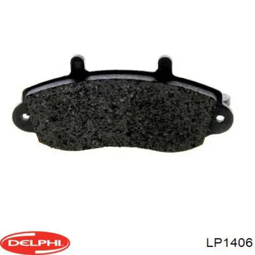 Передние тормозные колодки LP1406 Delphi