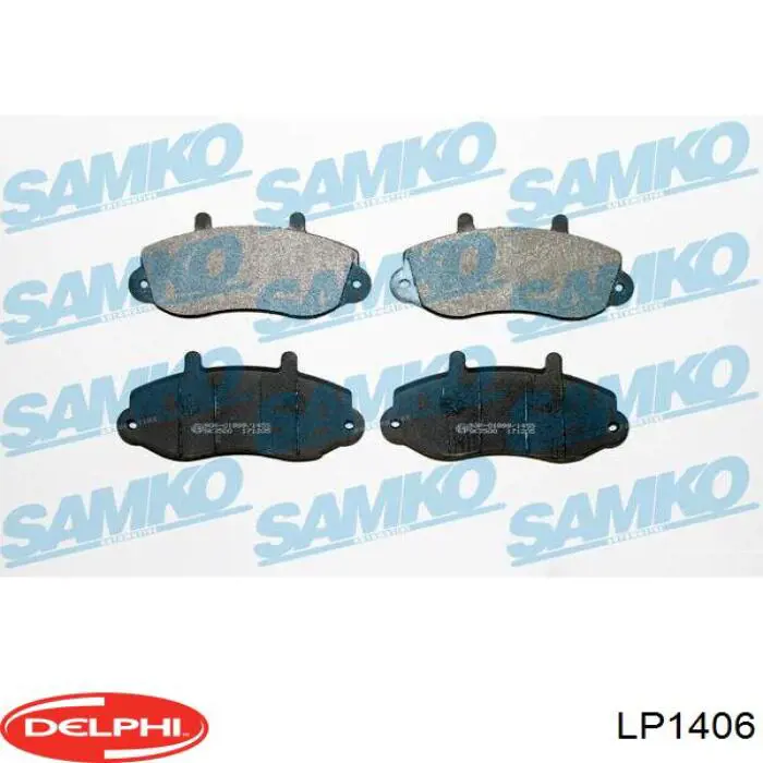 Колодки Delphi LP1406 цена, от 24.27 USD