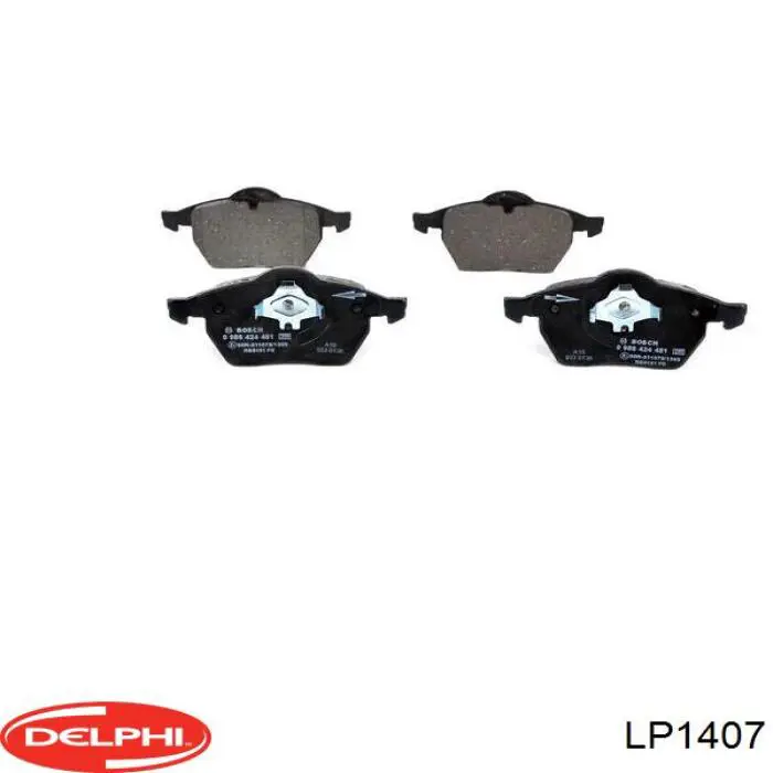 Купить LP1407 Delphi Колодки тормозные