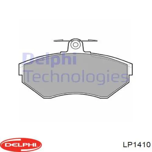 Передние тормозные колодки LP1410 Delphi