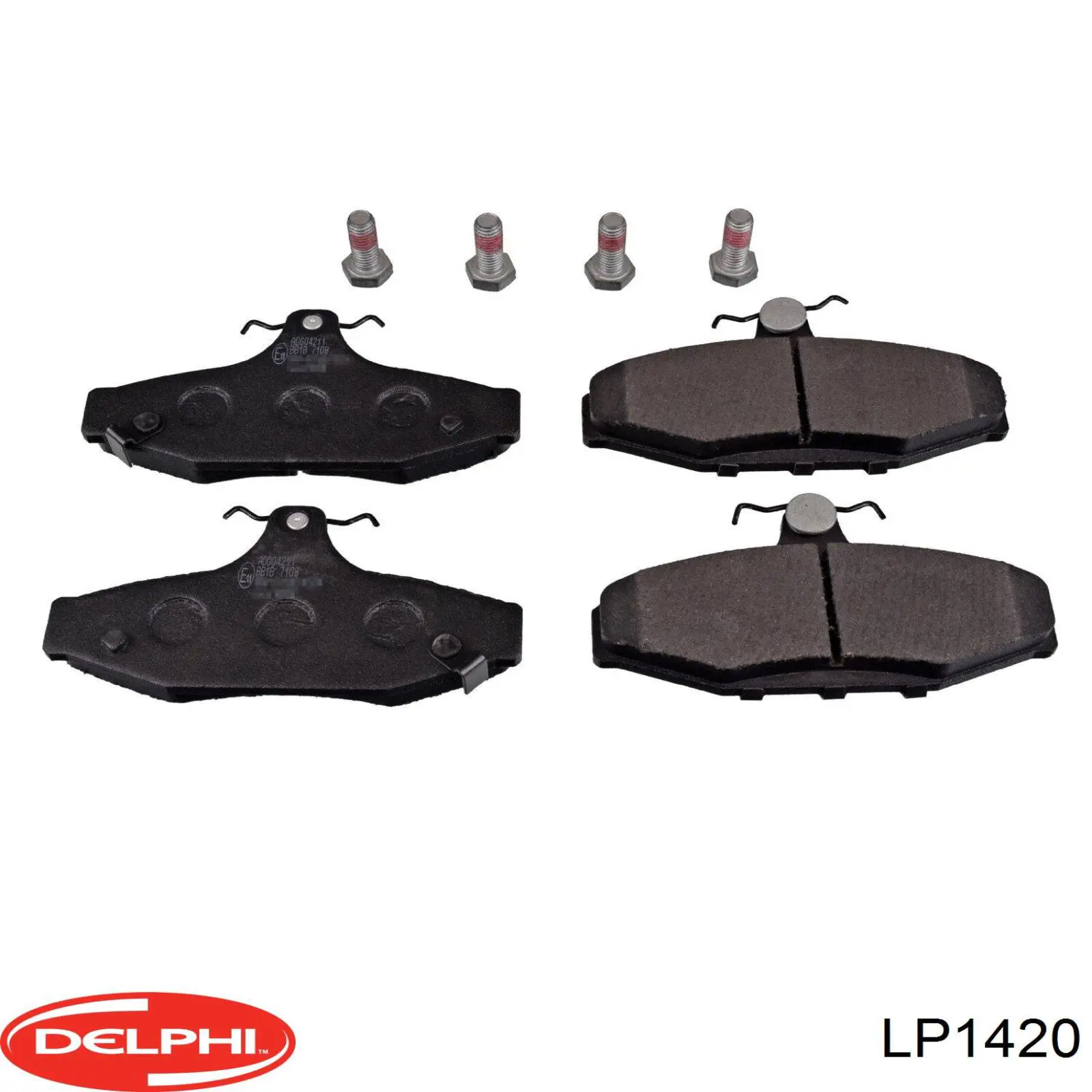 Колодки дисковые  Delphi LP1420 цена, от 20.35 USD