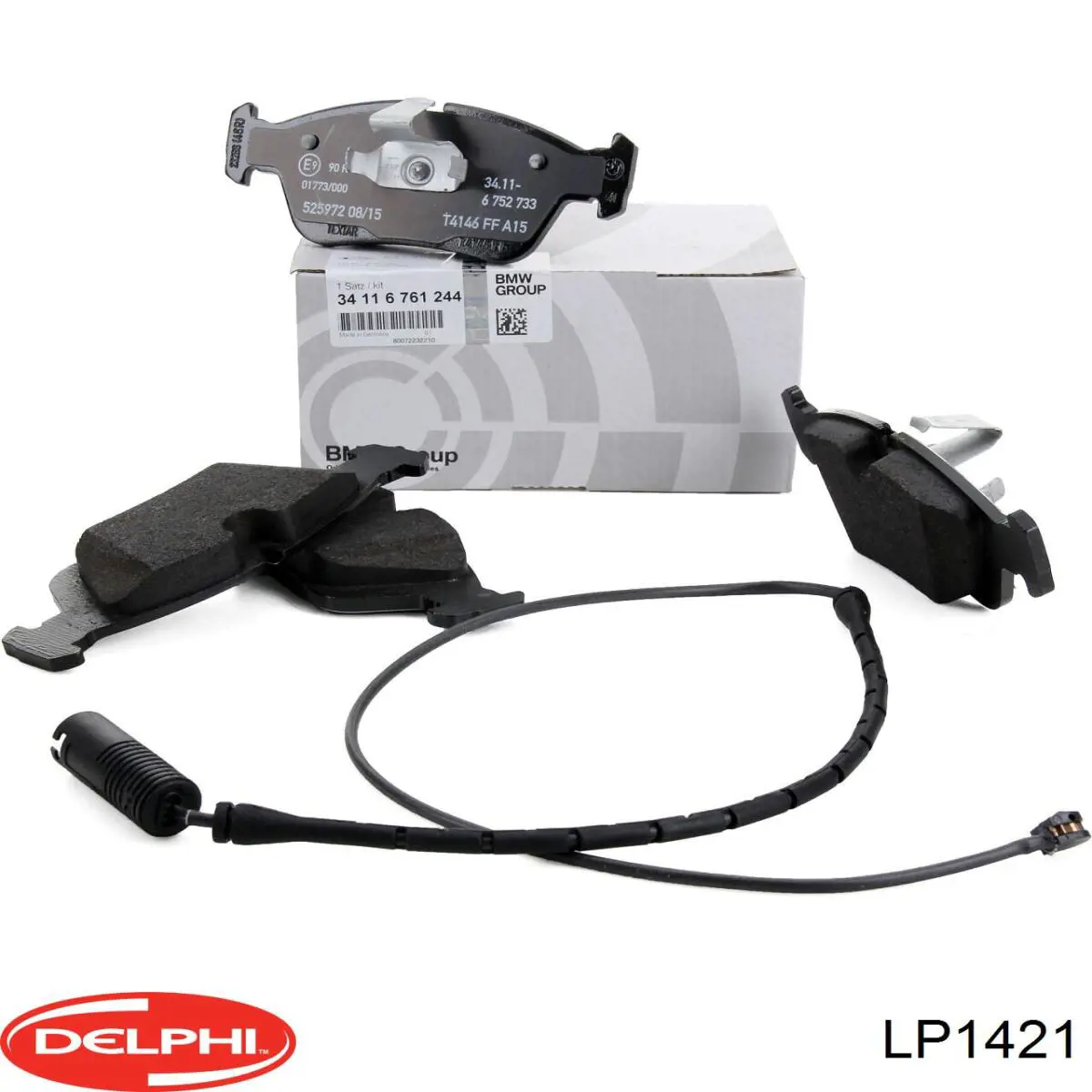 Передние тормозные колодки LP1421 Delphi