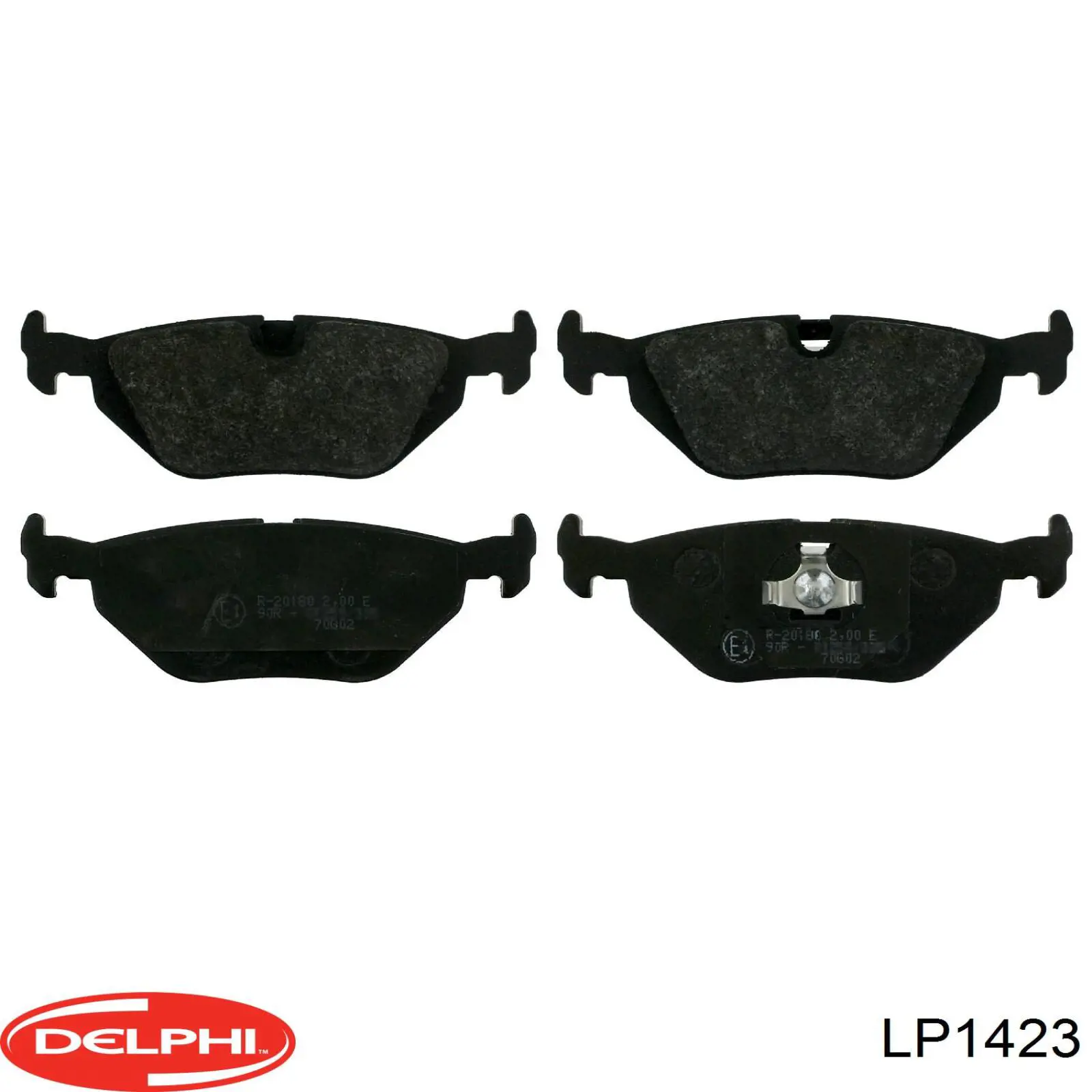Задние дисковые колодки Delphi LP1423