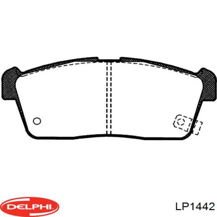Колодки Delphi LP1442 цена, от 15.05 USD