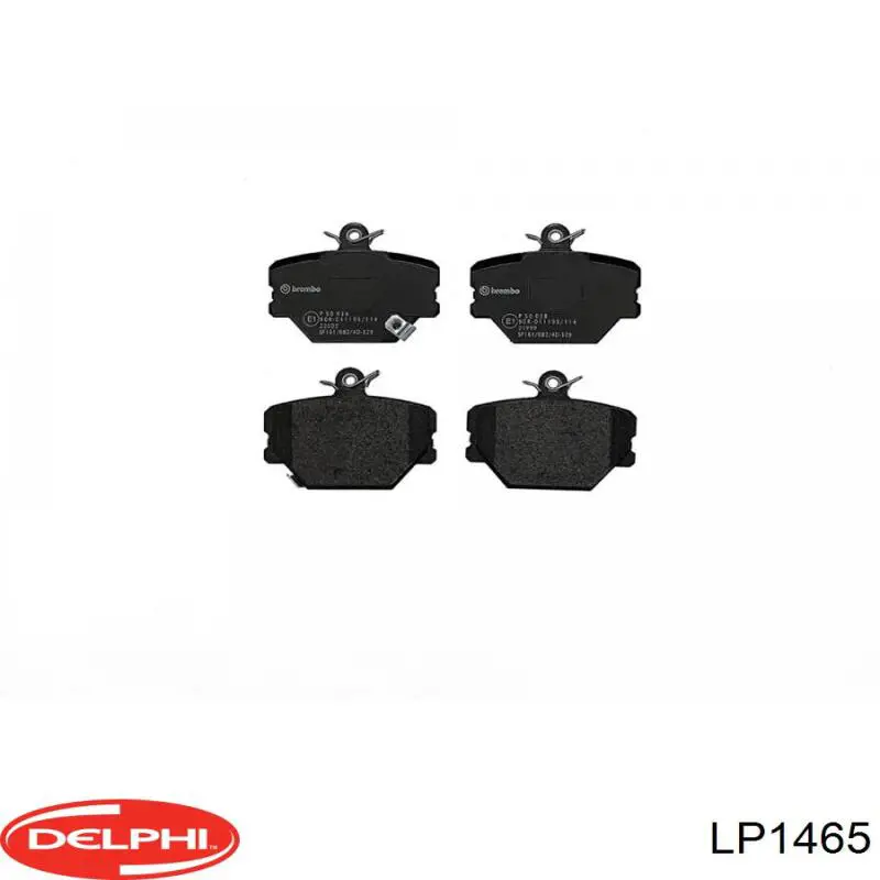 Передние тормозные колодки LP1465 Delphi