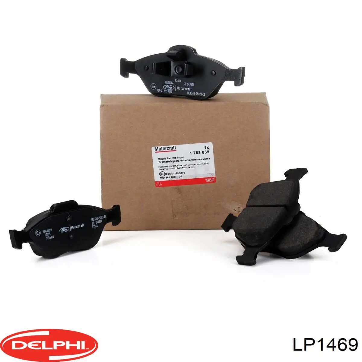 LP1469 Delphi Колодки передние