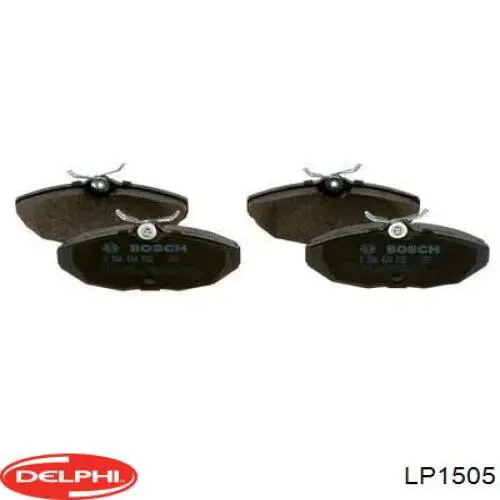 LP1505 Delphi колодки тормозные задние дисковые