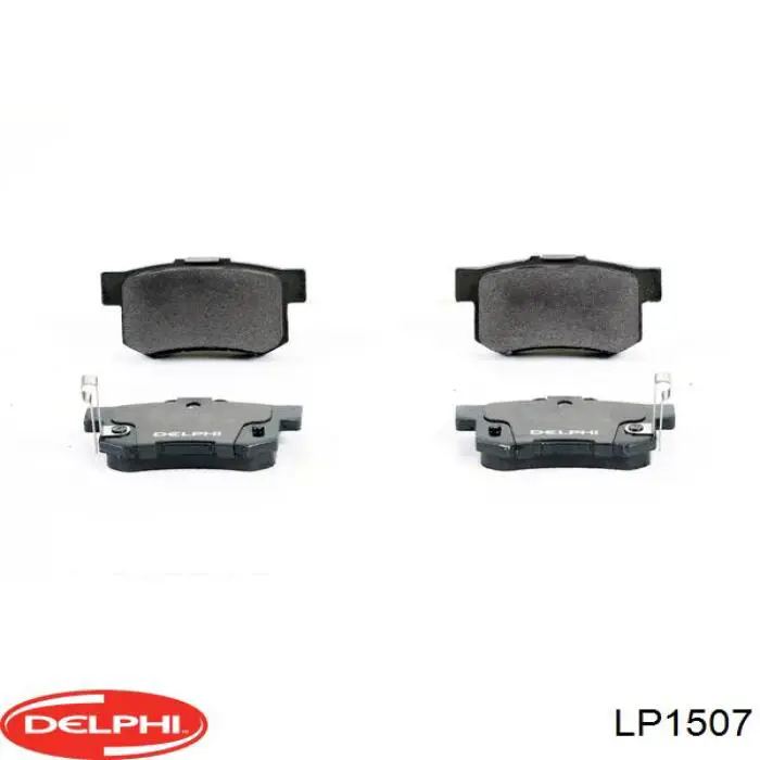 LP1507 Delphi колодки тормозные задние дисковые