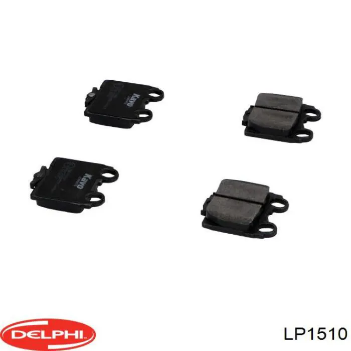 Задние тормозные колодки LP1510 Delphi