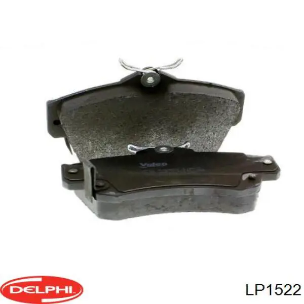 Передние тормозные колодки LP1522 Delphi