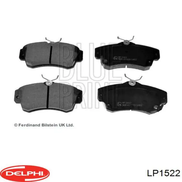 Тормозные колодки Delphi LP1522