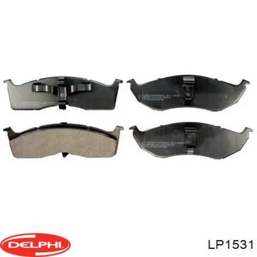 Купить LP1531 Delphi Колодки тормозные