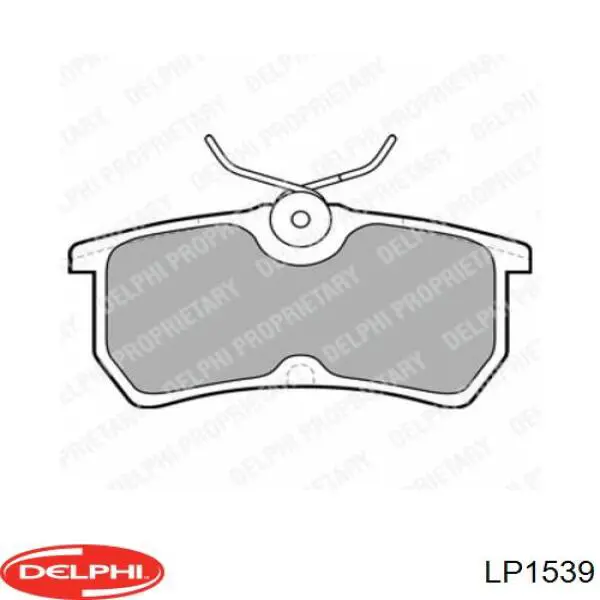 Задние тормозные колодки LP1539 Delphi