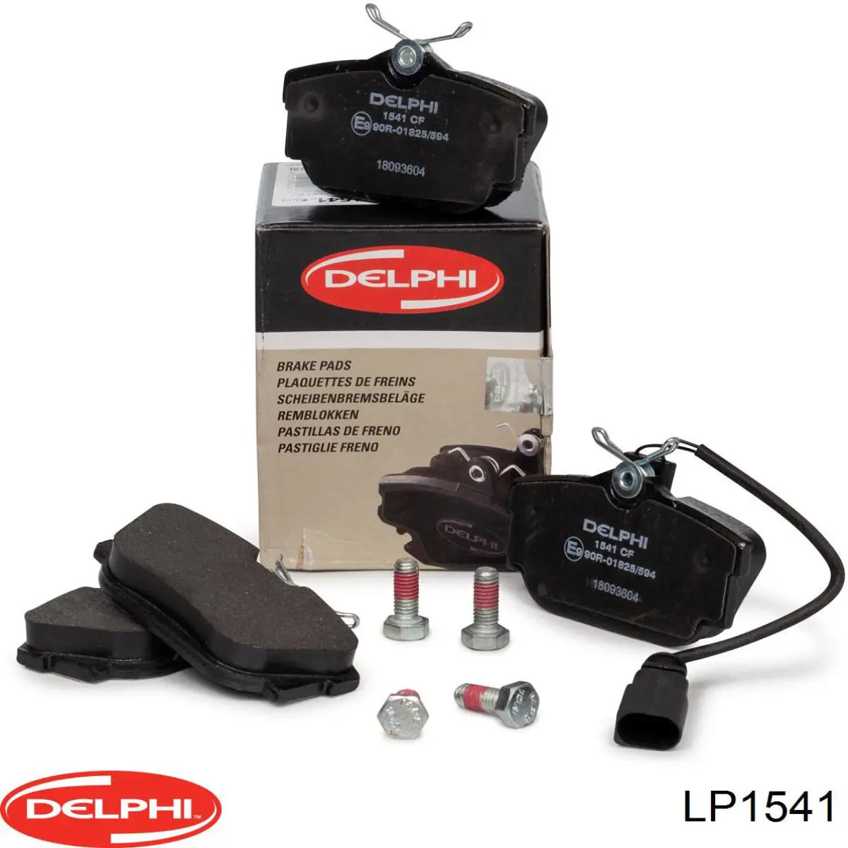 Задние тормозные колодки LP1541 Delphi