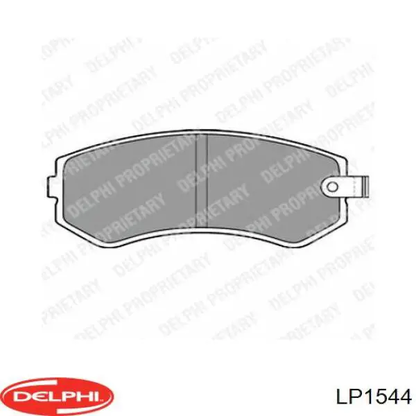 LP1544 Delphi колодки тормозные передние дисковые