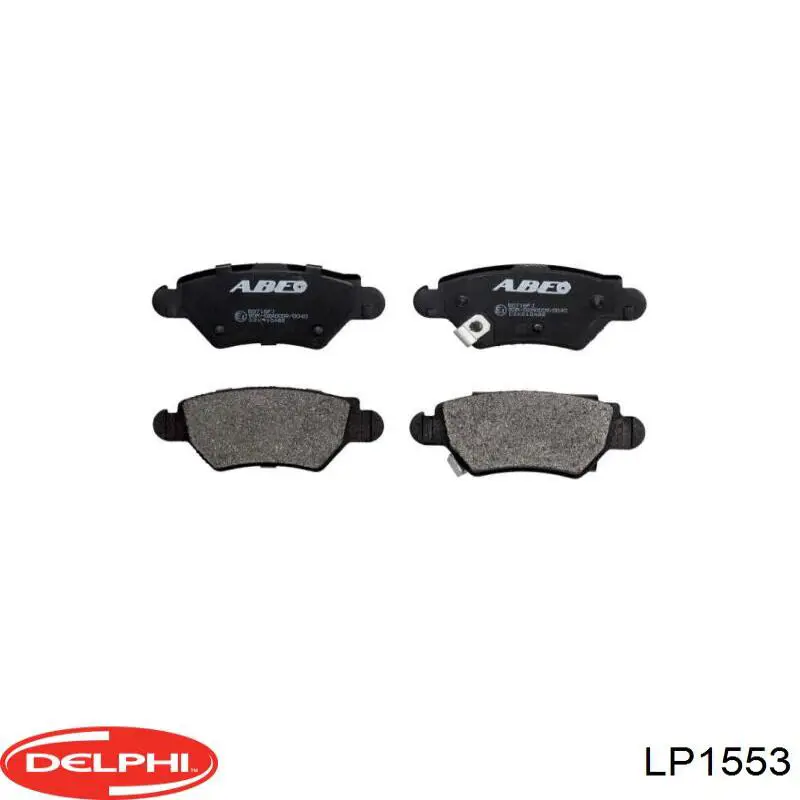 Колодки дисковые  Delphi LP1553 цена, от 14.46 USD
