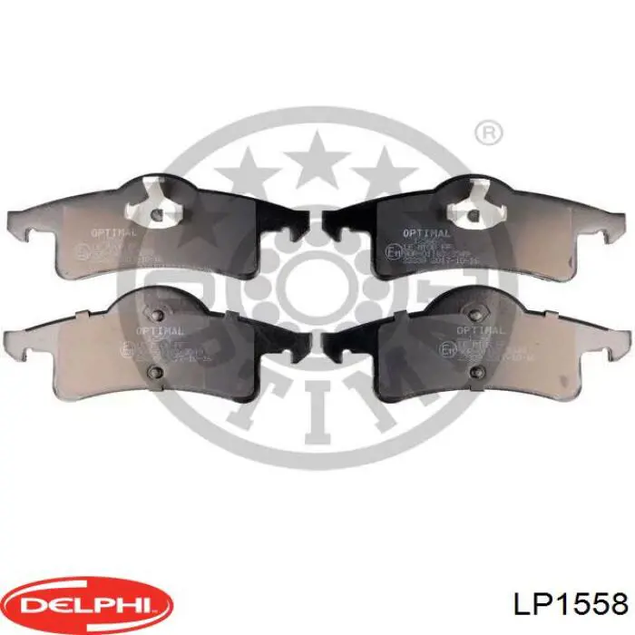 Задние дисковые колодки Delphi LP1558