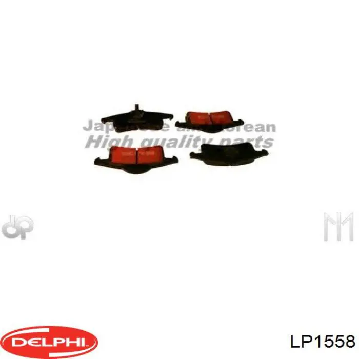 Колодки дисковые  Delphi LP1558 цена, от 26.69 USD