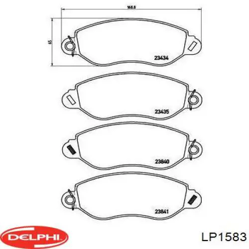 Тормозные колодки Delphi LP1583