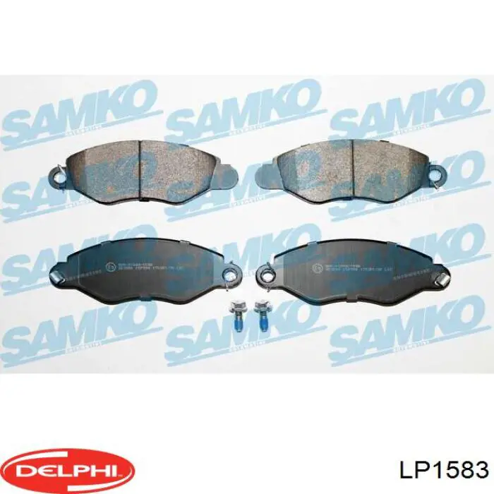 Колодки Delphi LP1583 цена, от 26.61 USD