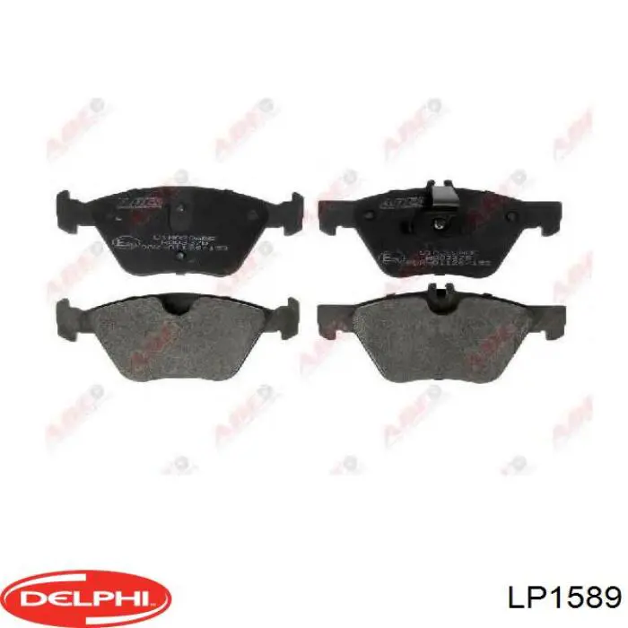 Колодки тормозные передние дисковые Delphi LP1589