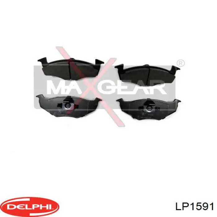 Колодки Delphi LP1591 цена, от 18.94 USD