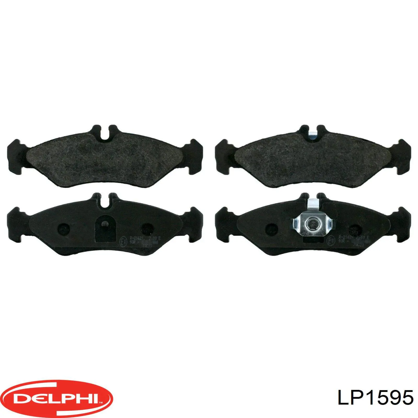Колодки дисковые  Delphi LP1595 цена, от 19.83 USD