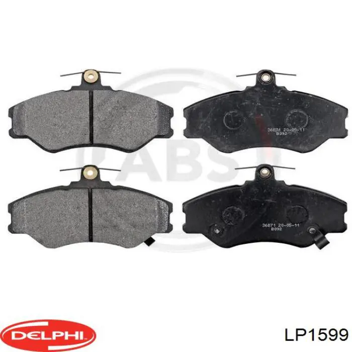 Купить LP1599 Delphi Колодки тормозные