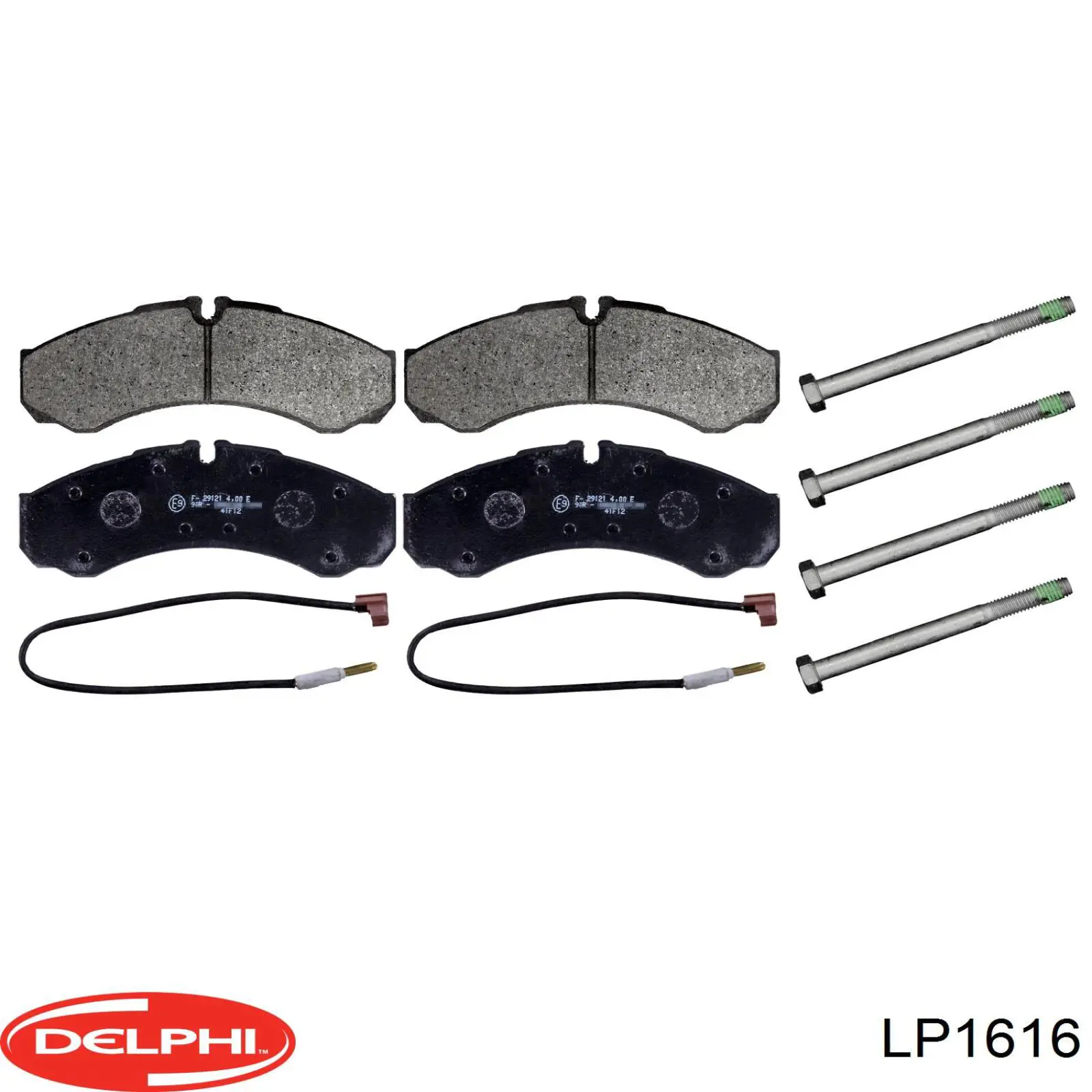 Колодки дисковые  Delphi LP1616 цена, от 27.68 USD