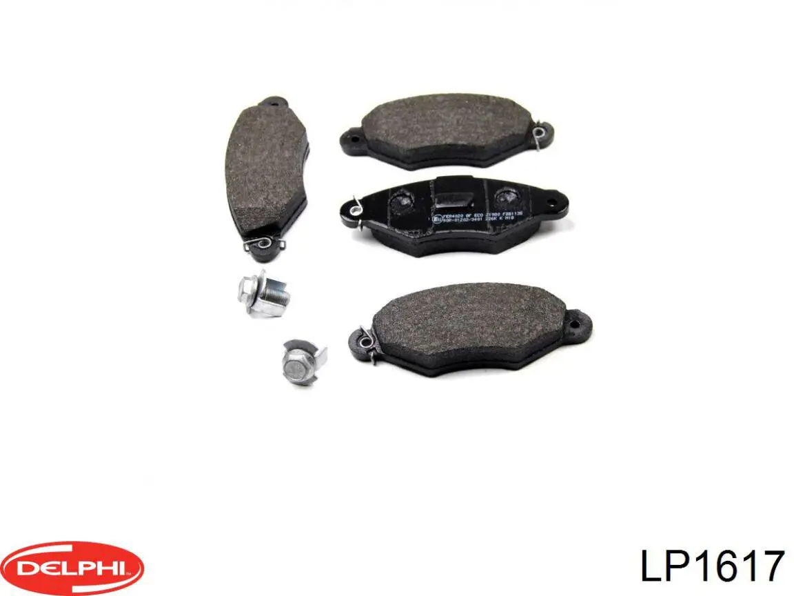 Купить LP1617 Delphi Колодки тормозные