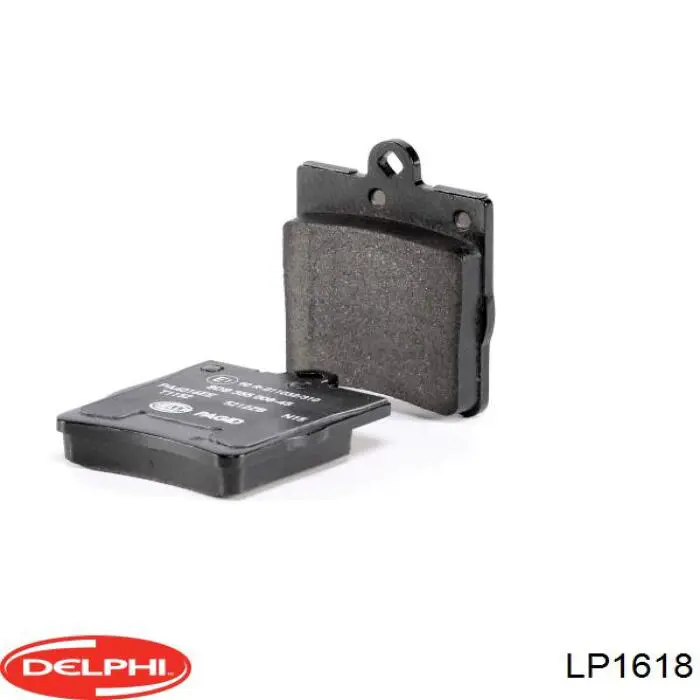 Купить LP1618 Delphi Колодки тормозные задние, дисковые