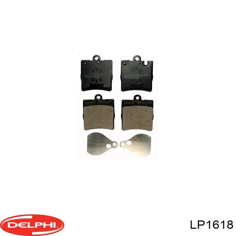 Задние дисковые колодки Delphi LP1618