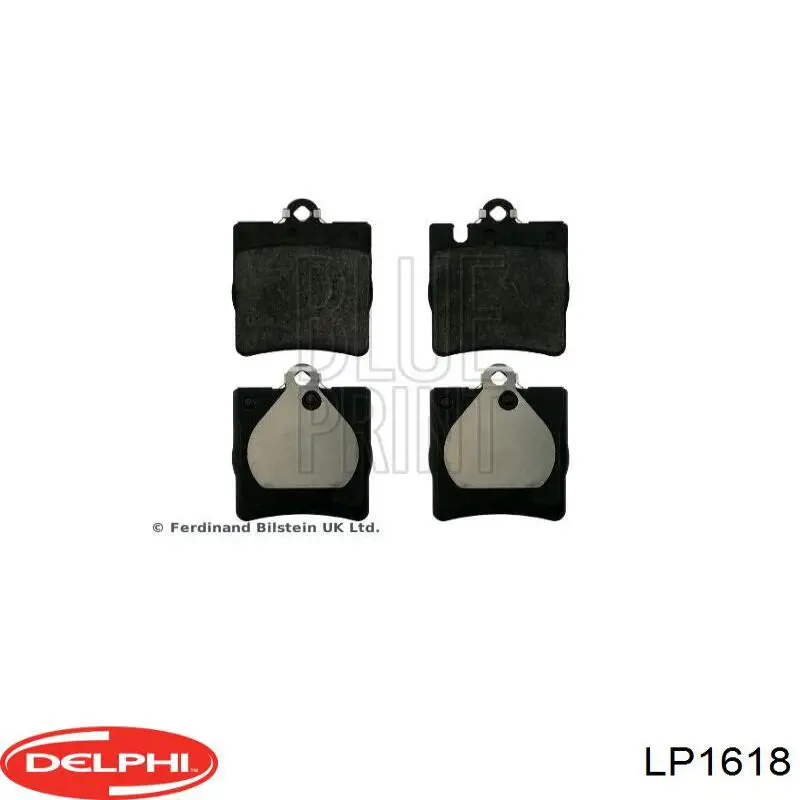 LP1618 Delphi Колодки тормозные дисковые комплект